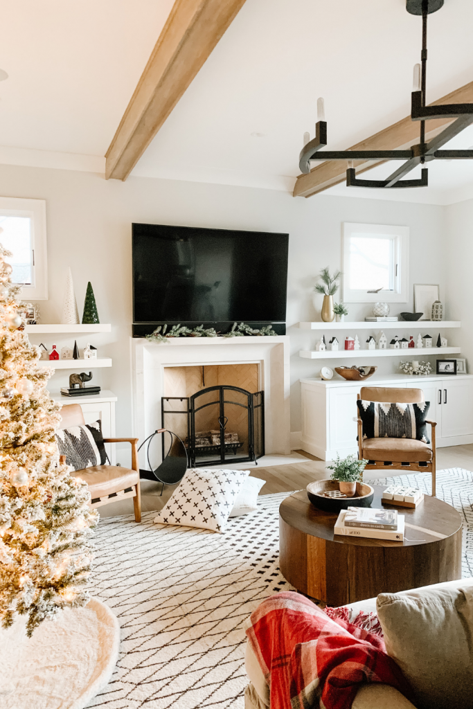 Christmas tree and holiday decor