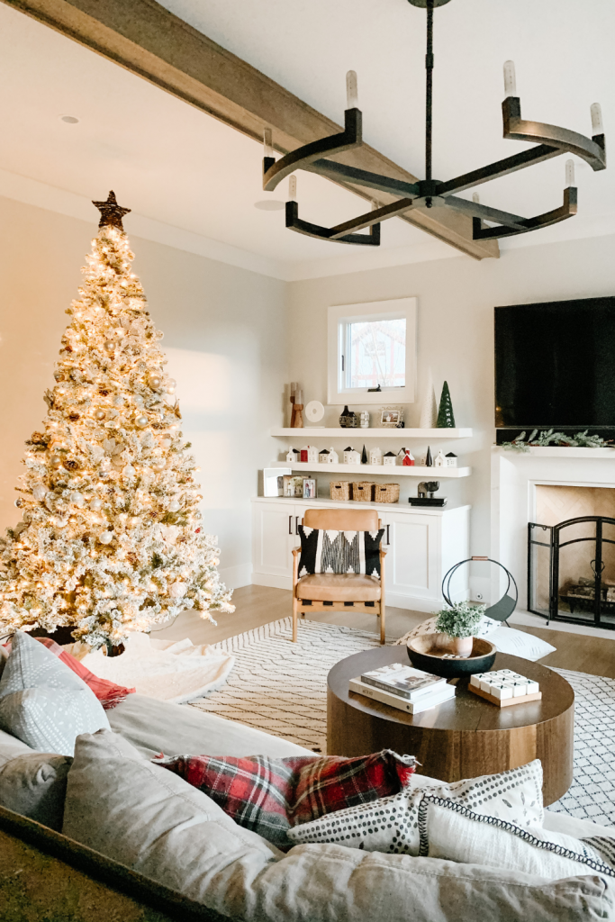 Christmas tree and holiday decor
