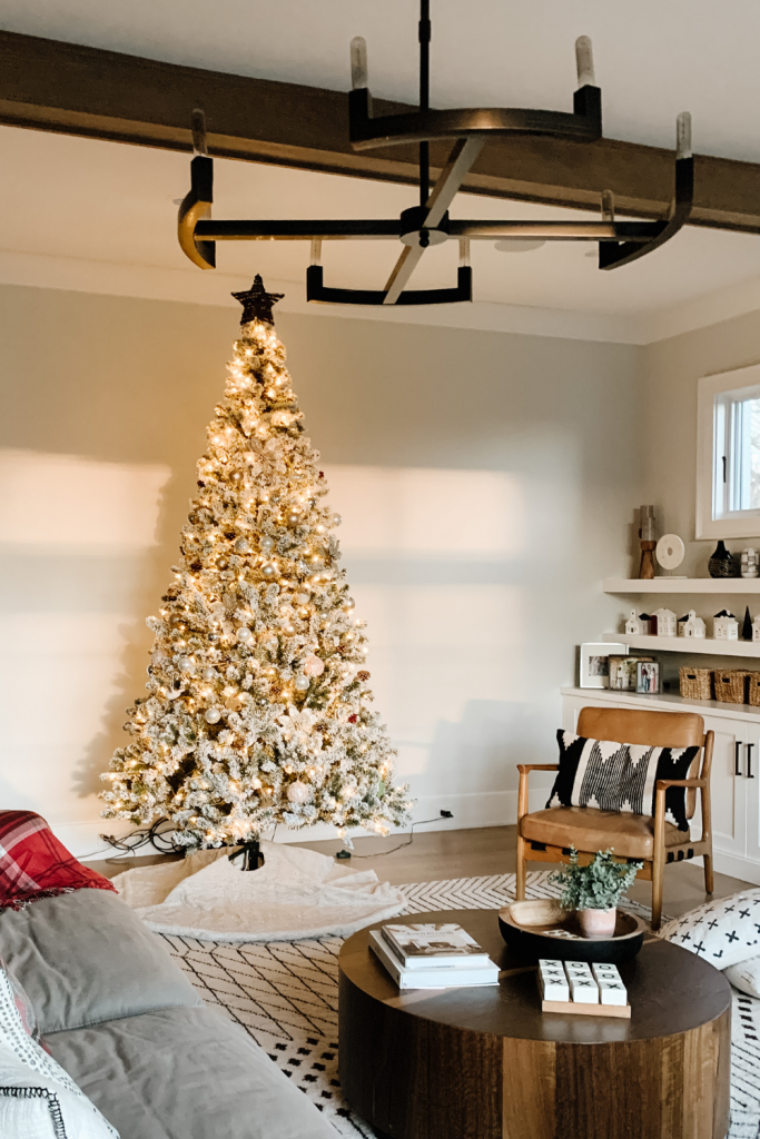 Christmas tree and holiday decor