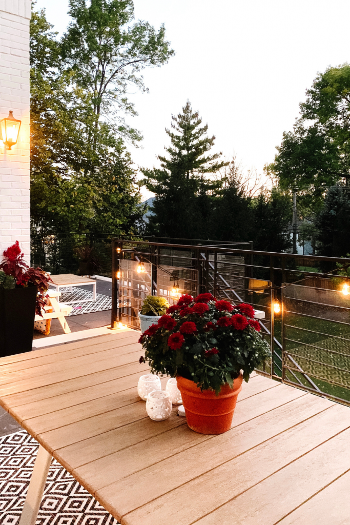 Elevate your backyard with this convenient outdoor smart plug for some outdoor lighting that is fully controlled by an app on your phone.