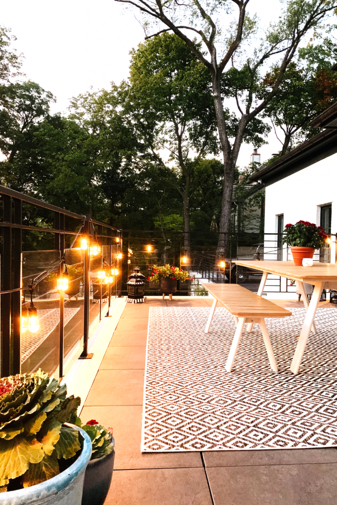 Elevate your backyard with this convenient outdoor smart plug for some outdoor lighting that is fully controlled by an app on your phone.