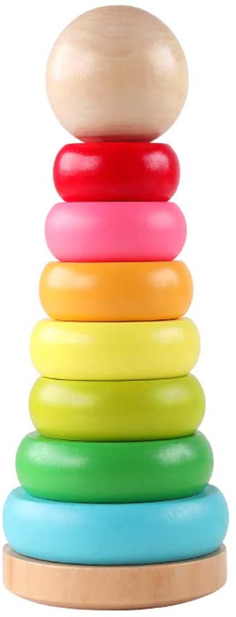 Holiday Gift Guide: STACKING RINGS | I love a wooden toy, and this one is