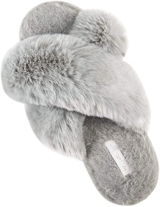 Holiday Gift Guide: SLIPPERS | These slippers are a less expensive version of the ones I wear every day, all day!