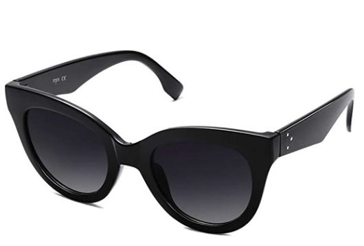 Holiday Gift Guide: CAT EYE SUNGLASSES | I've shared these sunnies a few times! I wear them often (well, when I leave the house and it's sunny, so you know) and they're less than $14 so you don't have to worry about little hands getting to them.