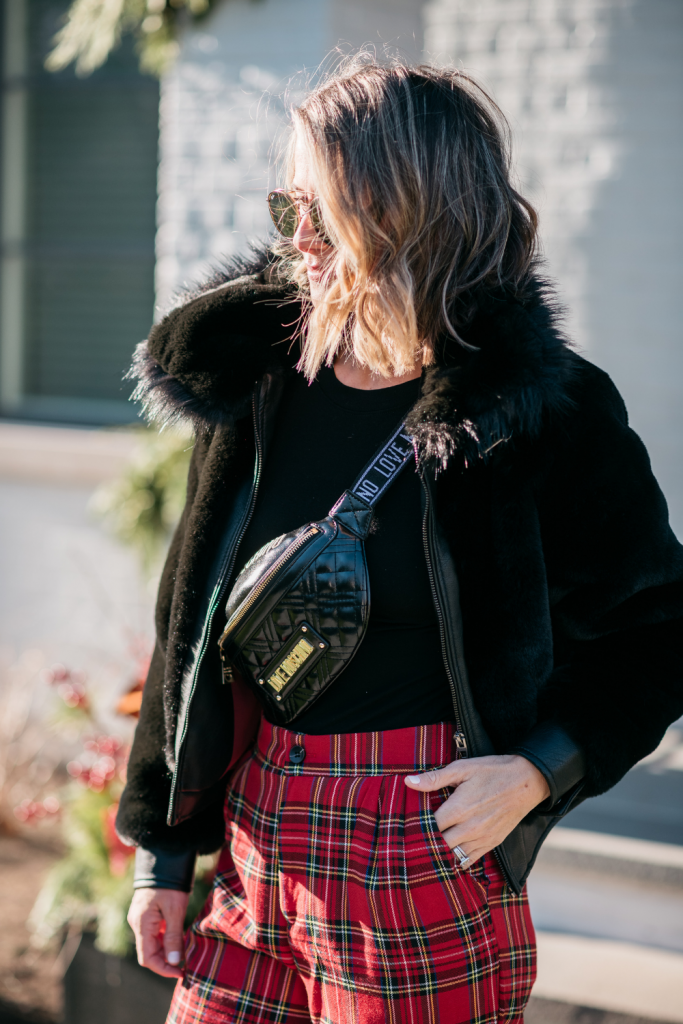 Nothing screams edgy and cool like a good pair of plaid pants and some faux fur. Today I'm styling a few timeless classics. 
