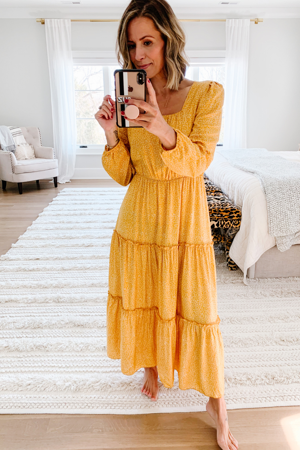 Summer to fall style: maxi dress