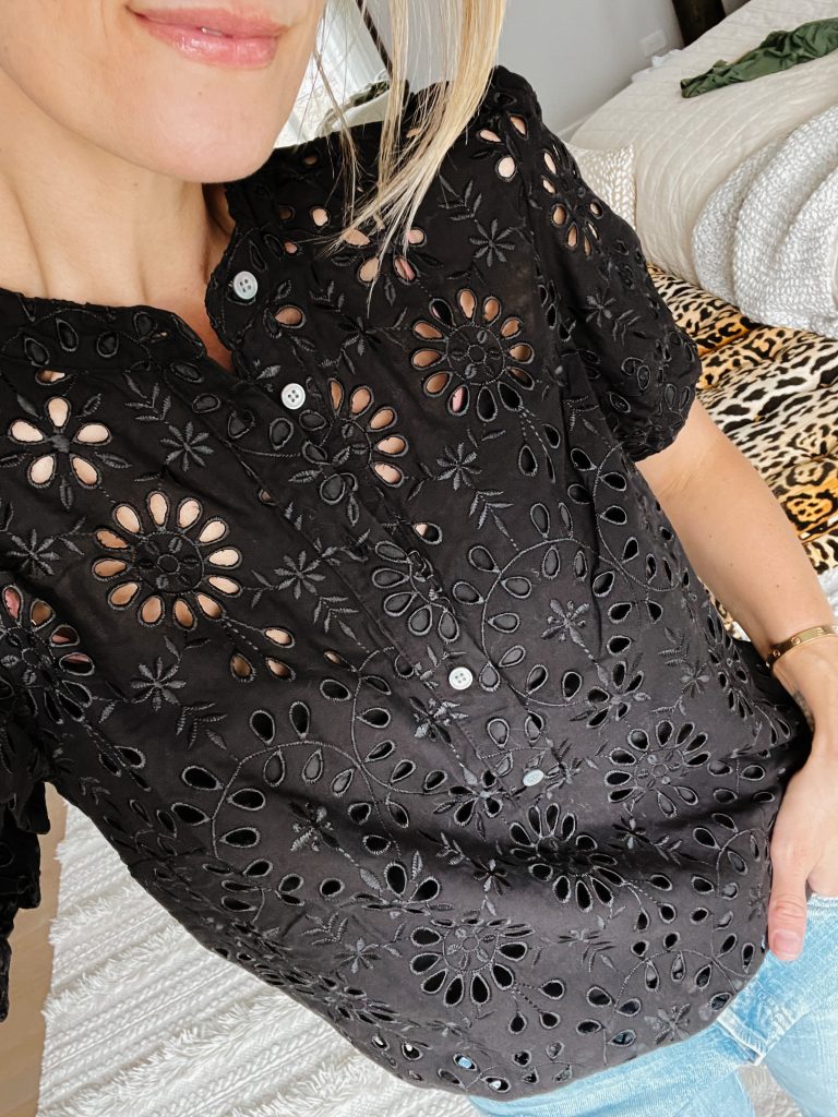 Classic eyelet top