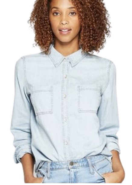 Summer capsule wardrobe, chambray shirt