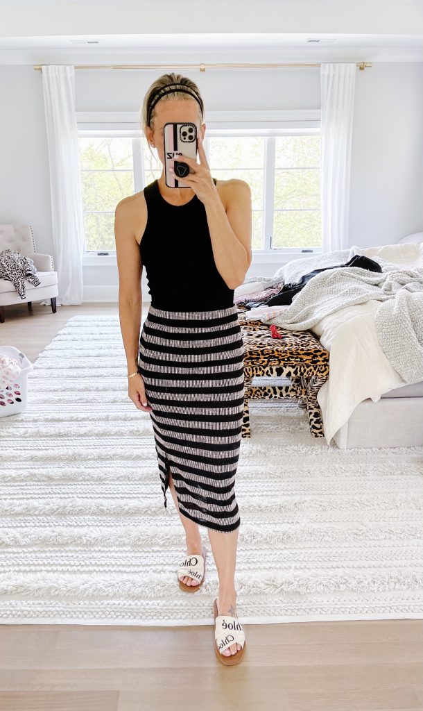 Memorial Day Sales Round Up, striped skirt