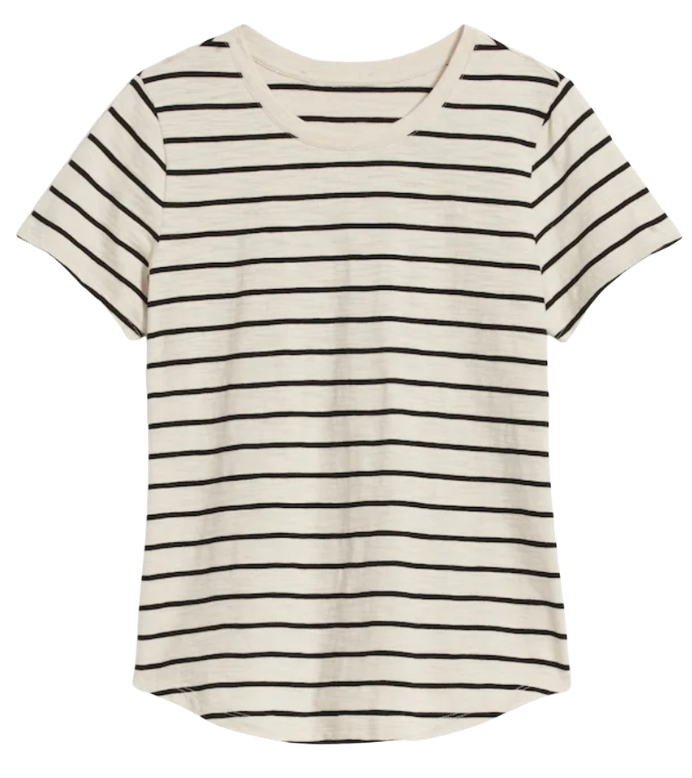 Summer capsule wardrobe, striped tee