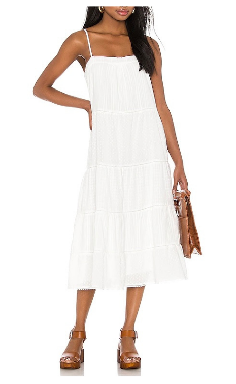 Summer capsule wardrobe, white dress