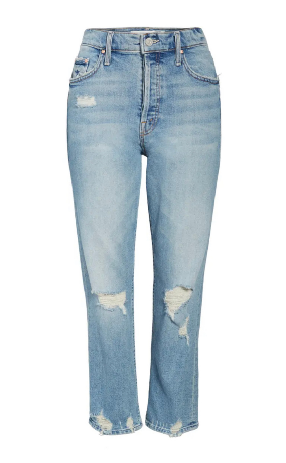 Summer capsule wardrobe, ripped denim