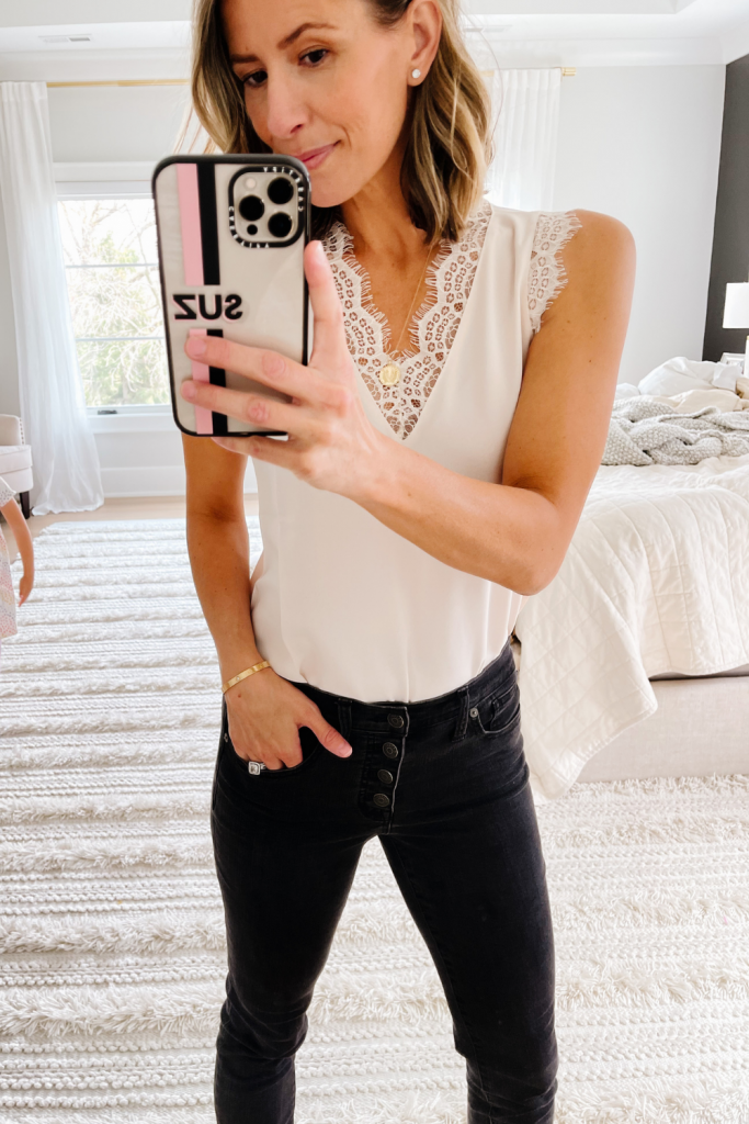 April best sellers, lace cami