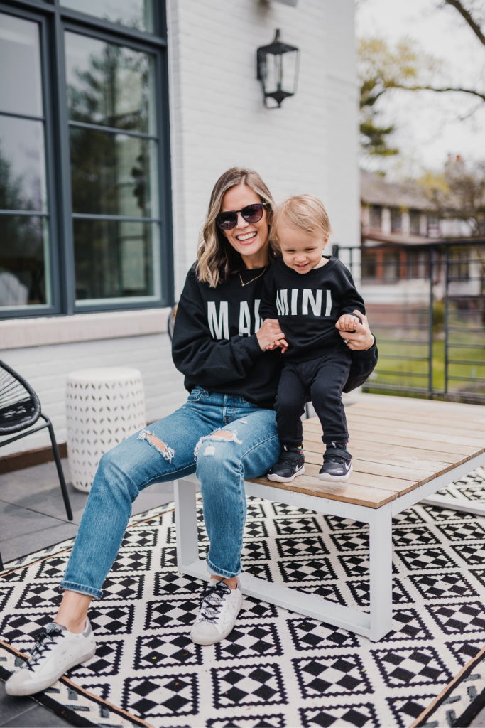 Mama + mini outfit, 3rd baby thoughts