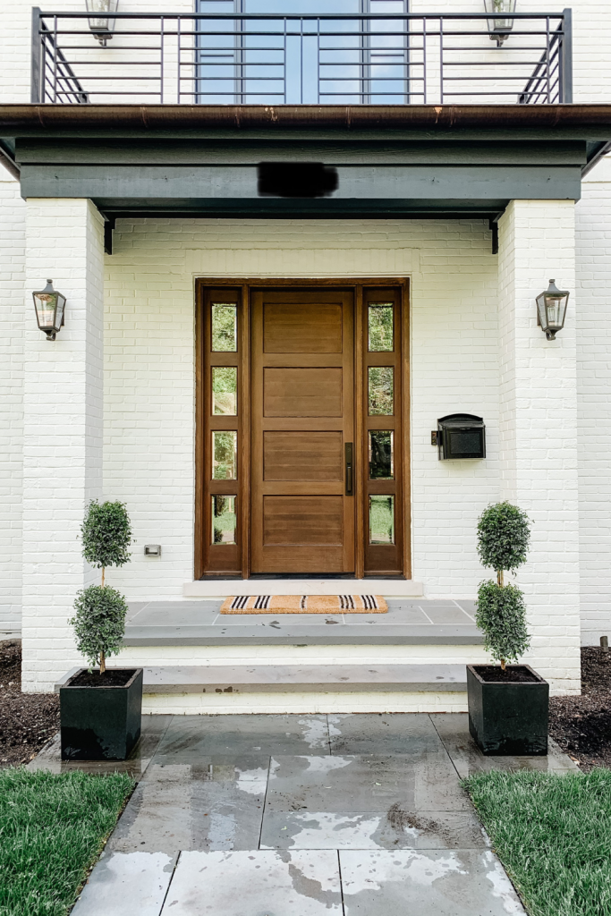 Front door, before