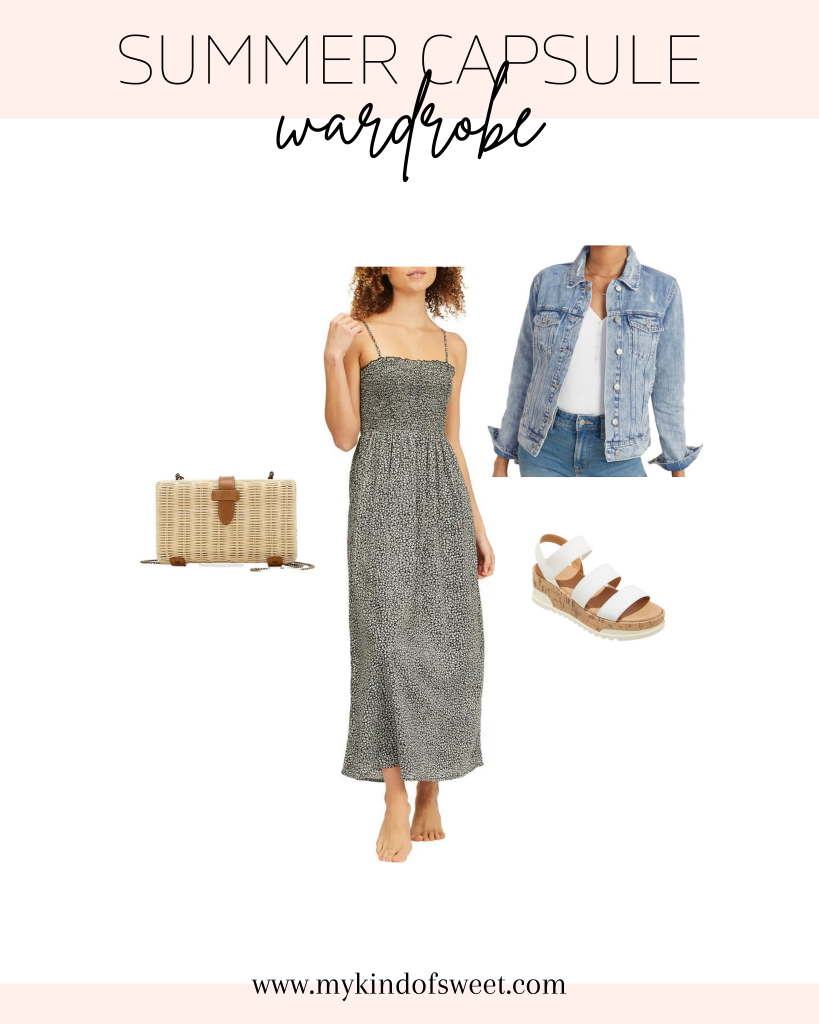 Summer capsule wardrobe outfit idea