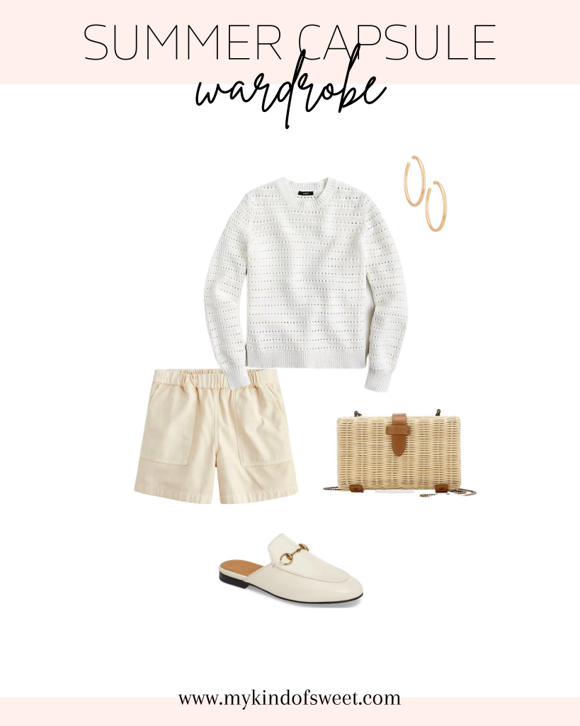 Summer capsule wardrobe outfit idea