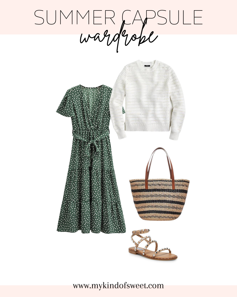 Summer capsule wardrobe outfit idea