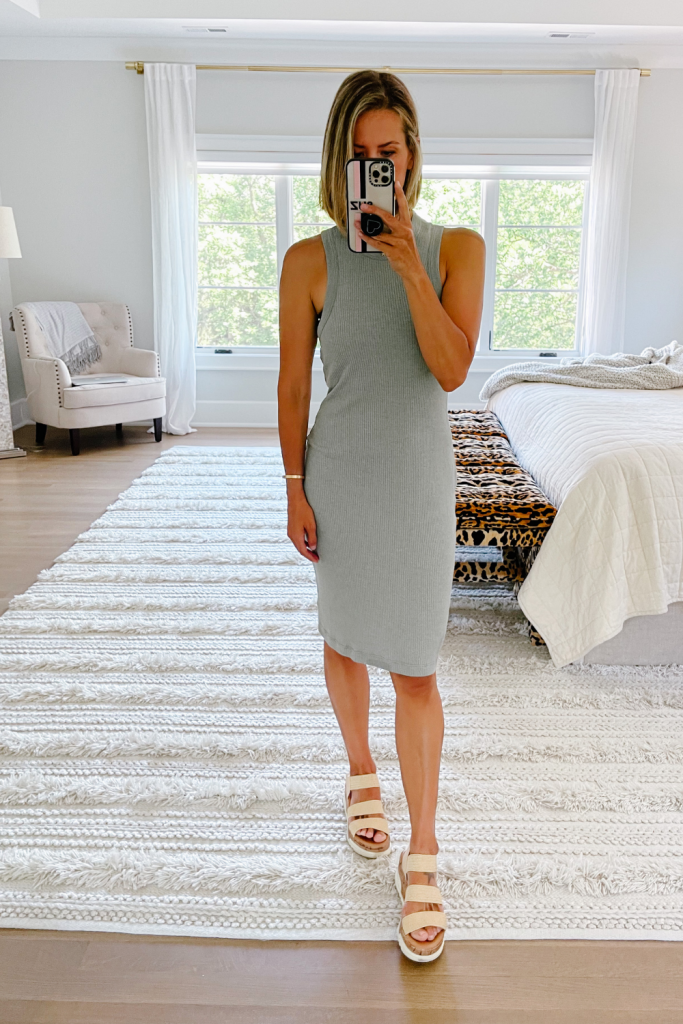 What's new in my closet, ribbed tank dress