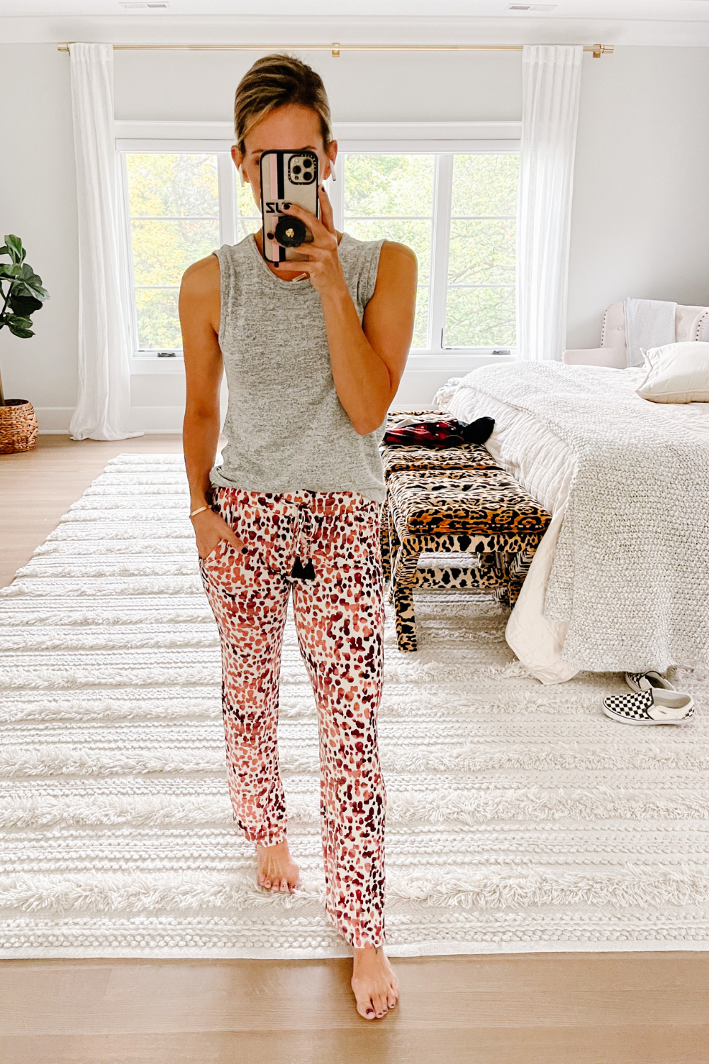 Target leopard pajama pants