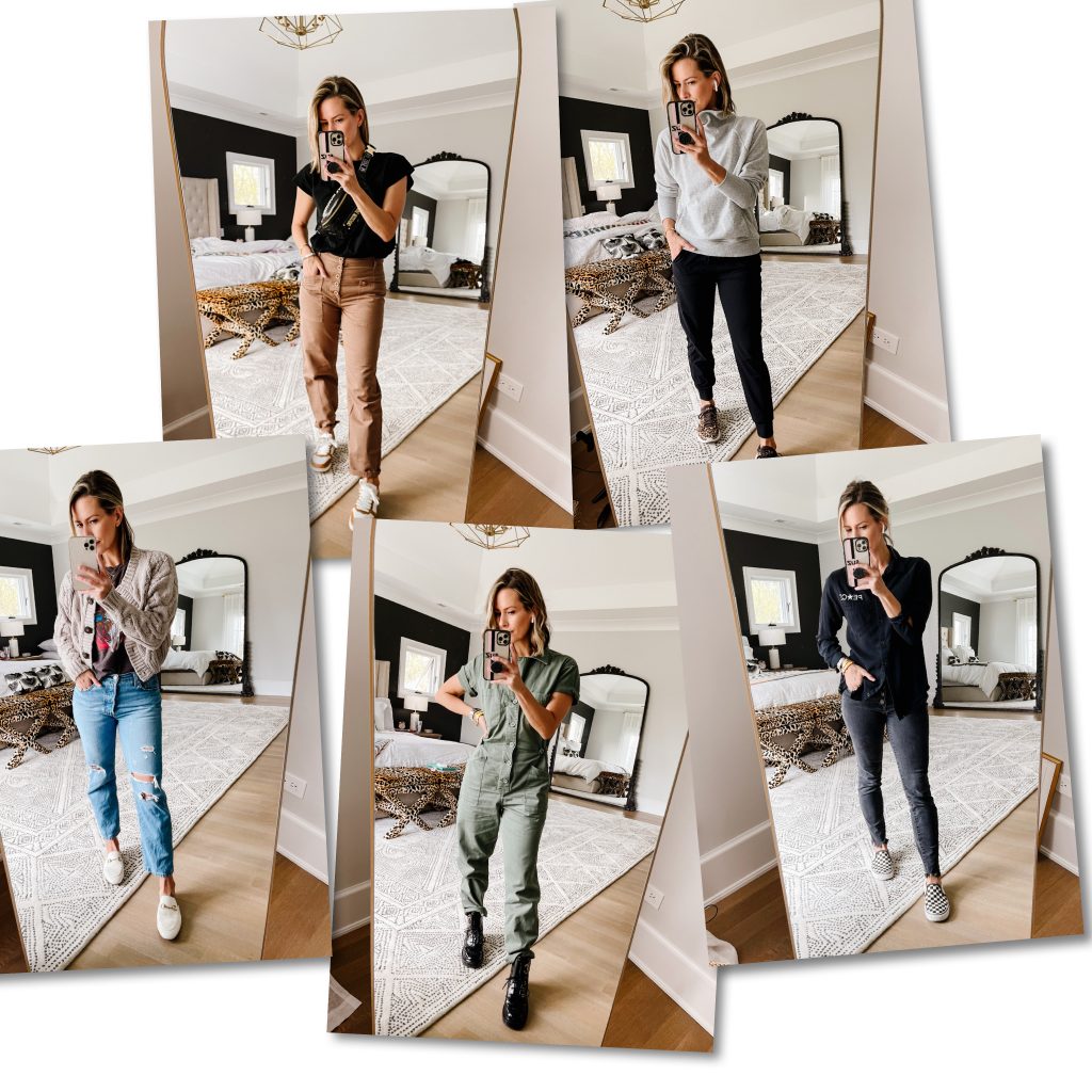 What I wore this week graphic