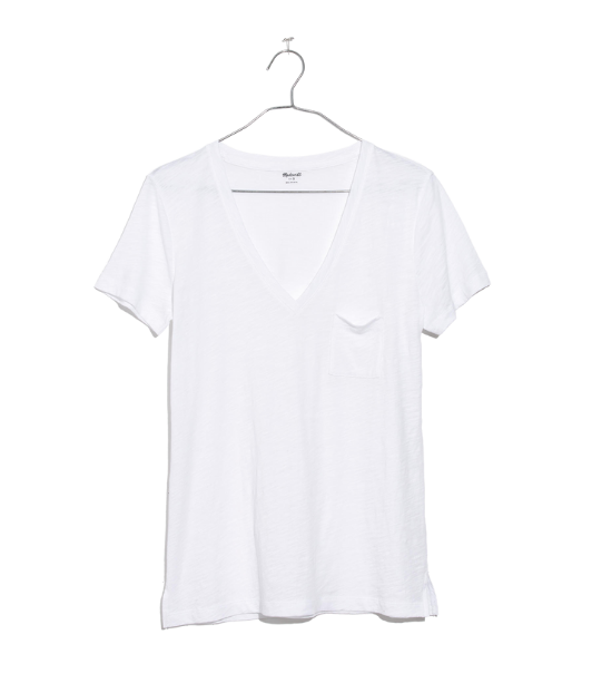 MADEWELL WHISPER V NECK TEE