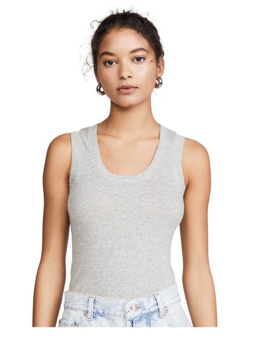 FREE PEOPLE U NECK TANK