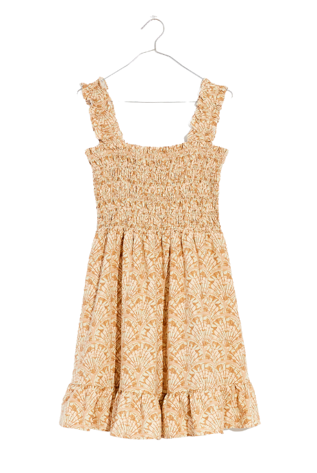 MADEWELL SMOCKED TANK DRESS
