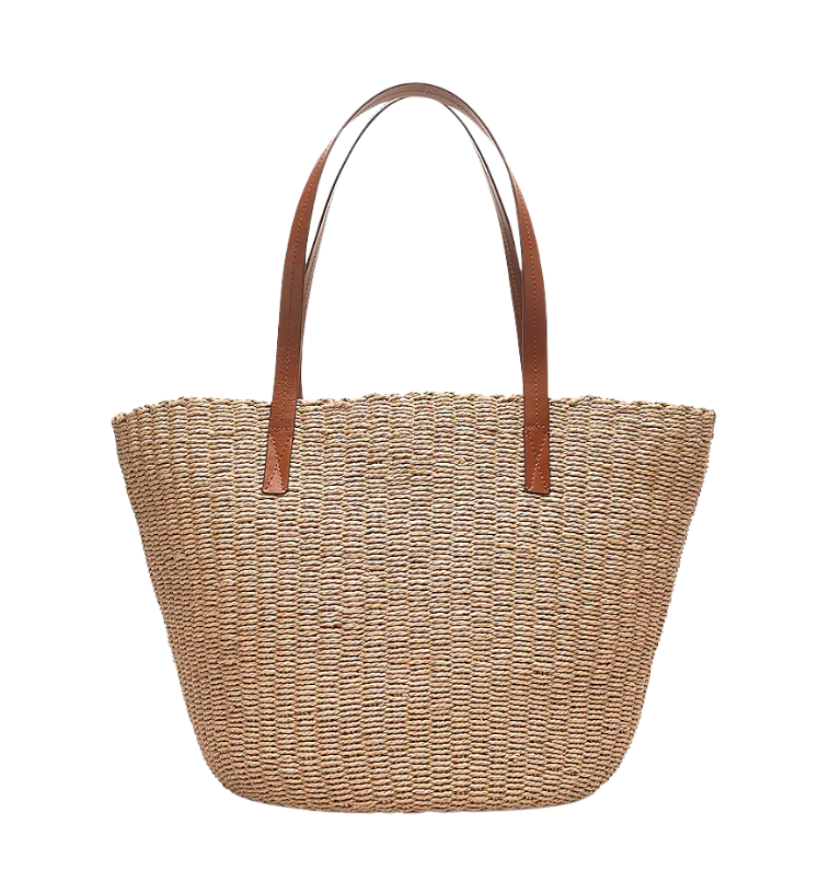 J.CREW STRAW TOTE