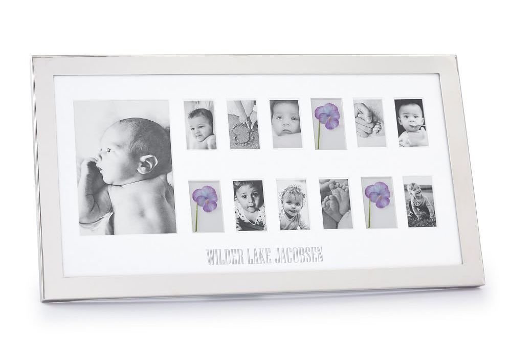 First Years silver photo frame