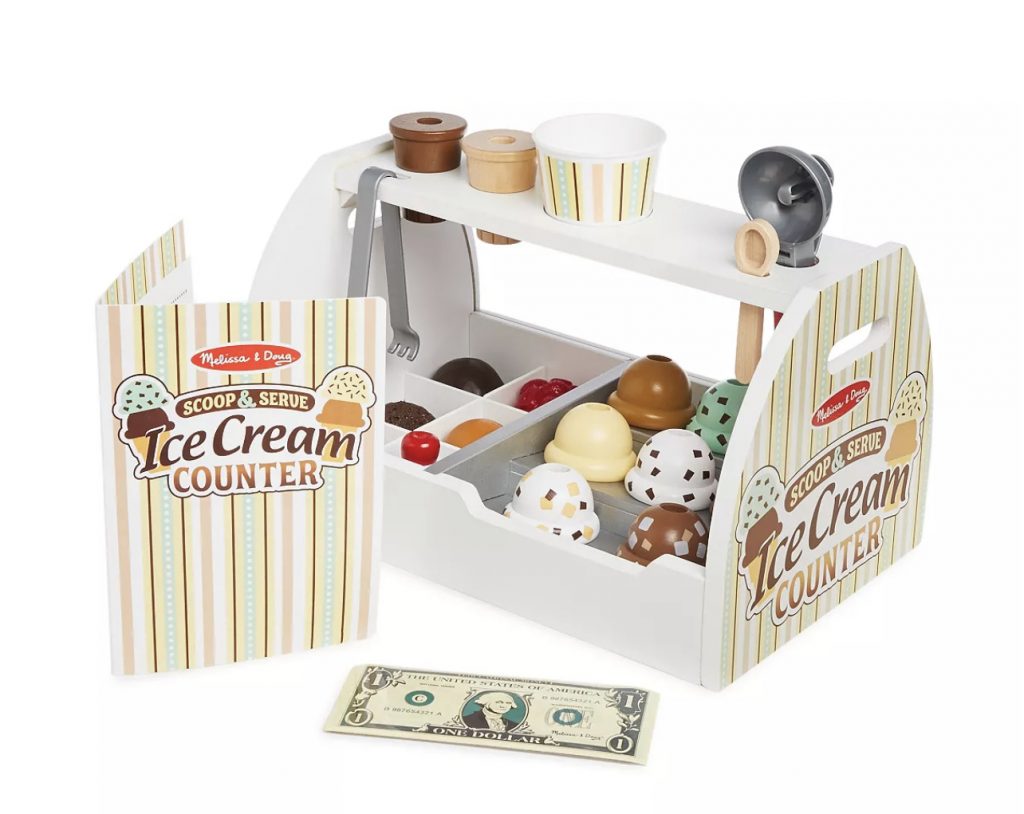 SCOOP + SERVE ICE CREAM COUNTER PLAY SET