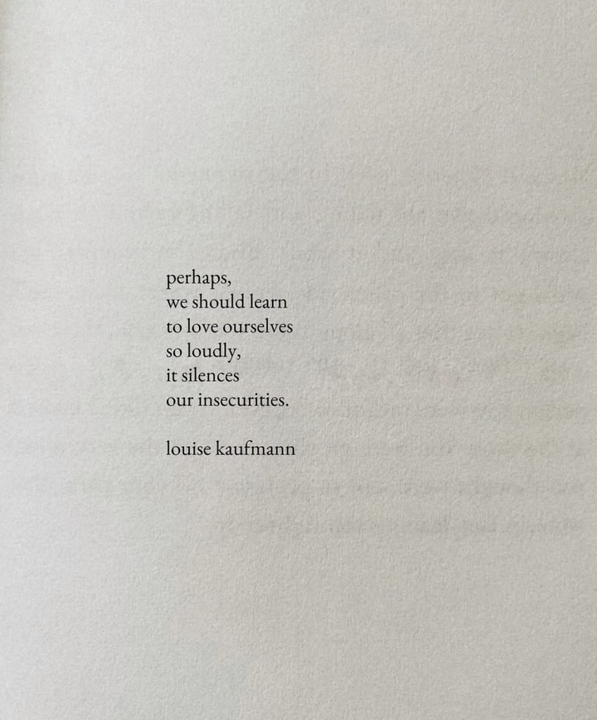 A quote about self love