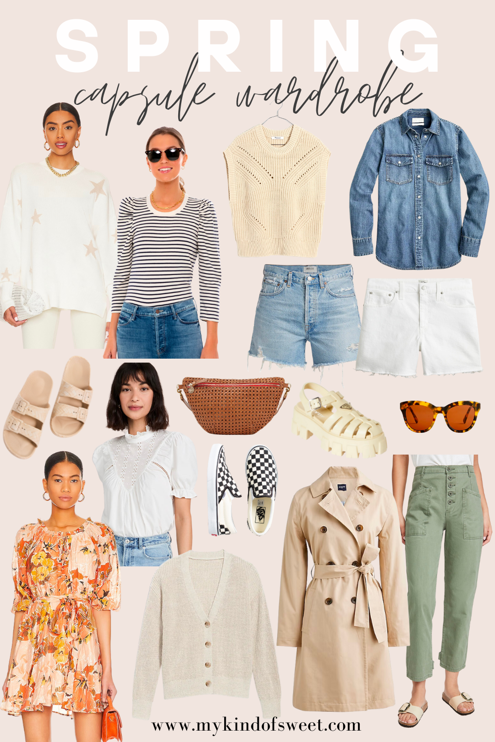 Spring capsule wardrobe
