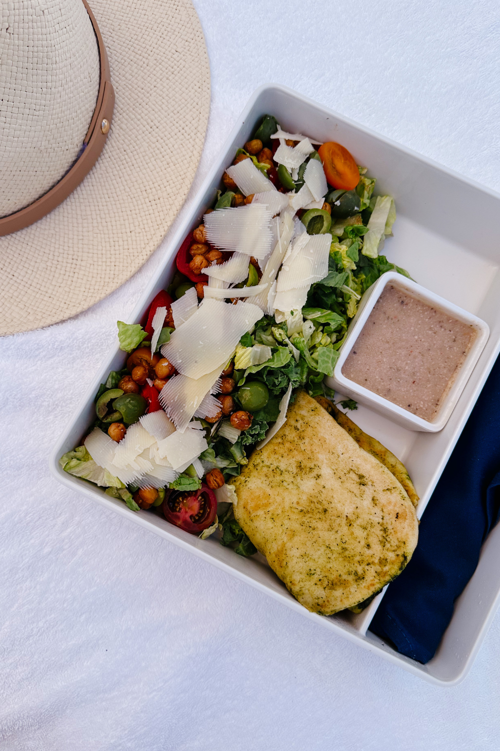 A cesar salad at The Boca Raton